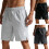 Multipurpose Quick Dry Shorts with Reflective Strips-Black XXL 2