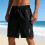 Multipurpose Quick Dry Shorts with Reflective Strips-Black XXL 7