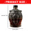 Sophisticated Lions Head Whiskeys Container Glass Drinkware For 4