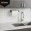 Paper Towel Holder, Black Metal, No-Drill Install 5