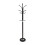 Living And Home Freestanding Metal Hat Coat Rack Stand, Black 3