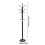 Living And Home Freestanding Metal Hat Coat Rack Stand, Black 5