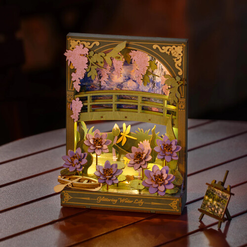3D Glitzernde Wasserlilie - Rolife 1