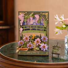 Rowood Glittering Water Lily 3D Wooden Puzzle