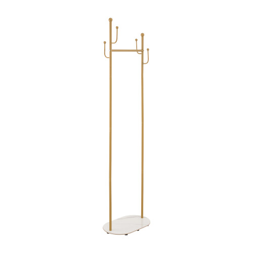 Living And Home Freestanding Marble Base Clothes Rack 2