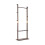 Living And Home Freestanding Wooden Clothes Rack with 5 Hooks, Walnut 1