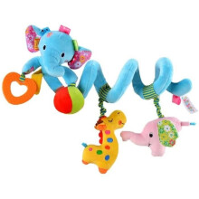 Baby Activity Spiral (Blue Elephant) - Children's Toy - Playful - Early Learning Toys - Suitable From Birth