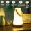 LED Touch Night Light Lantern Bedside Lamp USB Rechargeable 1200 mAh Dimmable 1