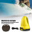 Electric Ice Scraper, De-icer, Snowplow for Windshields, Car Window De-icer, USB Charging - Yellow 2