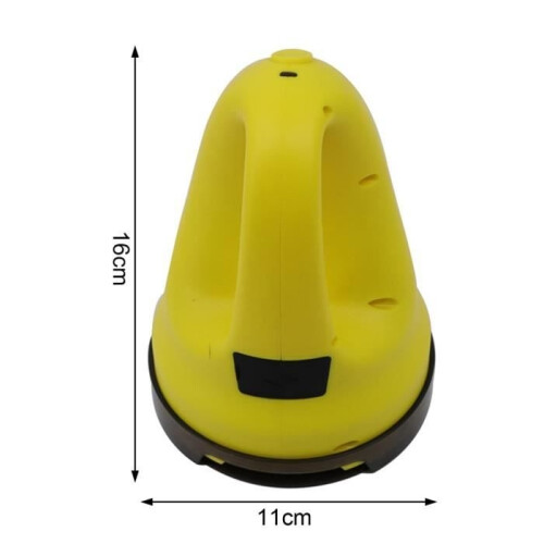 Electric Ice Scraper, De-icer, Snowplow for Windshields, Car Window De-icer, USB Charging - Yellow 2