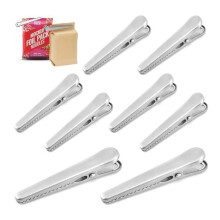 Food Bag Clips - Unspecified - 10 Pieces - Stainless Steel - 2 Sizes - Rust Resistant