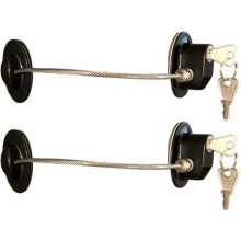 2-Piece Refrigerator Door Lock Set, Strong Adhesive Freezer Door Lock, File Lock, Drawer Lock, Security Lock