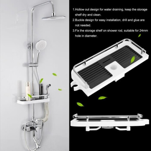 Bathroom shelf, hanging shower shelf, easy installation HB14793 2