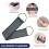 Back Scrub - Unspecified - Double-Sided Exfoliating Glove - Blue-Gray - 2 Pieces - Multifunctional 4