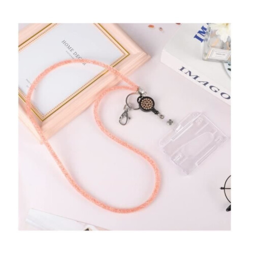 Neck Strap - Crystal - Retractable Badge Holder - Durable - Comfortable - Multi-purpose 1