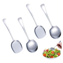 Serving Spoons - yd - Stainless Steel - 4 Pieces - Elegant Design - Corrosion Resistant