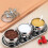 Sugar bowl - Not specified - Stainless steel container - Transparent lid - 9x7 cm - Rustproof 4