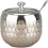 Sugar bowl - Not specified - Stainless steel container - Transparent lid - 9x7 cm - Rustproof 1