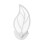 OUTDOOR WALL LIGHT - Creative Acrylic Wall Light 12W White Leaf 1
