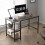 MCC mcc direct Computer Desk, Writing Desk with 2 Shelves on Left or Right, Work Table 3