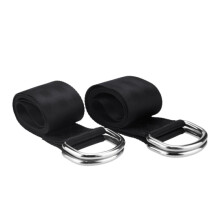 Zubehör für Fitnessgeräte, Hängegurte in Profiqualität, strapazierfähiges Nylon mit Karabinerhaken aus Edelstahl, passend für Seilzugsysteme