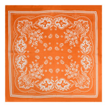 Foulard élégant en forme de noix de cajou, style bohème,-Orange1