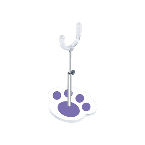 Adjustable Height Doll Display Stand For 1/11 1/12Inch-Purple