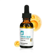 (1Bottle) Folinic Acid Leucovorin California Gold Nutrition Alcohol Free 30ml,Speech Delay