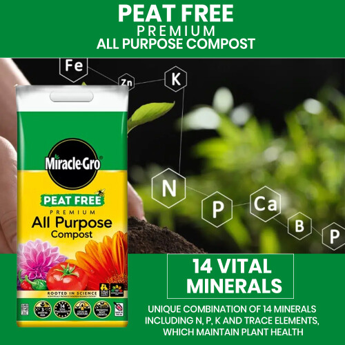 Miracle-Gro Miracle-Gro All Purpose Peat Free Compost 10L 2