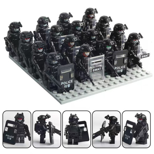 Ghost Special Forces 16 Minifigure Building Block Toy