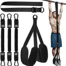Klimmzugband / Trainingsband Klimmzüge - Klimmzughilfe für Krafttraining Fitness Black 150 lbs
