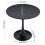 Living And Home Modern Tulip-Shaped Dining Table, Black 5