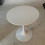 Living And Home Modern Tulip-Shaped Dining Table, White 4