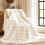 White Throw Blanket Faux Fur Blankets for Sofa 4