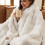 White Throw Blanket Faux Fur Blankets for Sofa 5