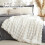 White Throw Blanket Faux Fur Blankets for Sofa 2