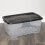 Strata 42L Clear Storage Box with Black Lid, Stackable and Nestable Design Storage Solution 1