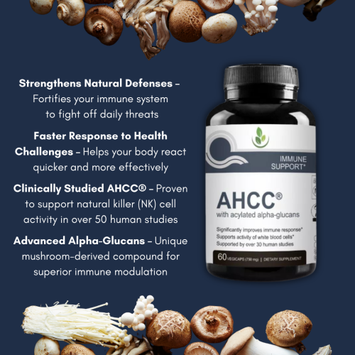 PURETREX AHCC – Authentic Immune Support Supplement 750mg 60 Vegicaps 2