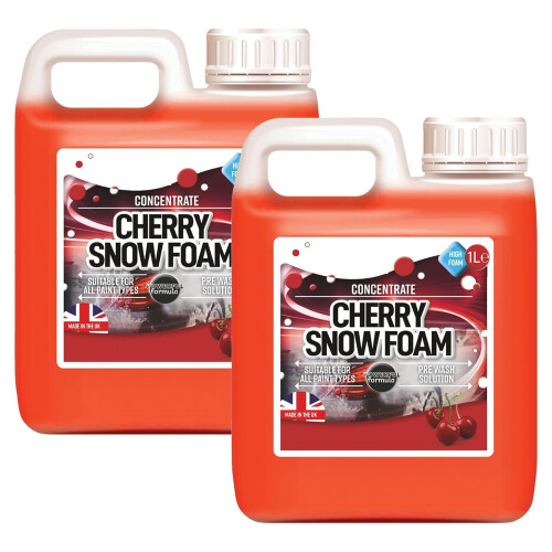 2 x 1L Cherry Snow Foam Super Thick Vehicle Foam