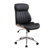 Adjustable Height Swivel Office Chair with Casters for Home & Office