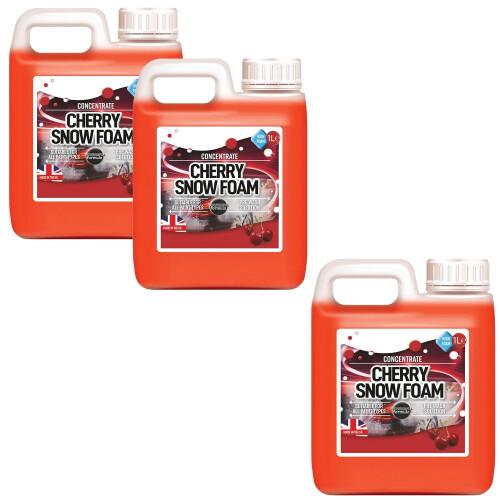 4 x 1L Cherry Snow Foam Super Thick Vehicle Foam 2