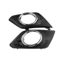 2X Nebel Scheinwerfer Licht Abdeckungen Set für Nissan X-Trail Rouge 2014 2015 2016 LH+RH Front Scheinwerfer Zier Blenden