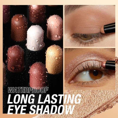 Eyeshadow Stick Soft Creamy Matte Shimmer Eye Shadow Pencil 2