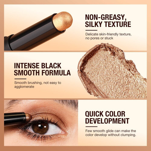 Eyeshadow Stick Soft Creamy Matte Shimmer Eye Shadow Pencil 1