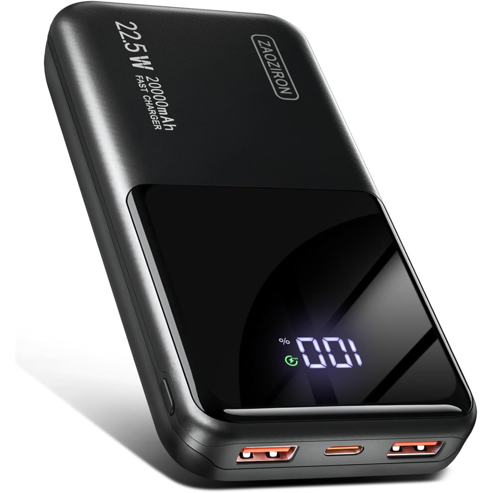 Portable Charger 20000Mah 22.5W Power Bank Pd20w Fast Charging Pd3.0 Qc4.0 Usb C Outputs & Inputs Powerbank With Lcd 590250200195