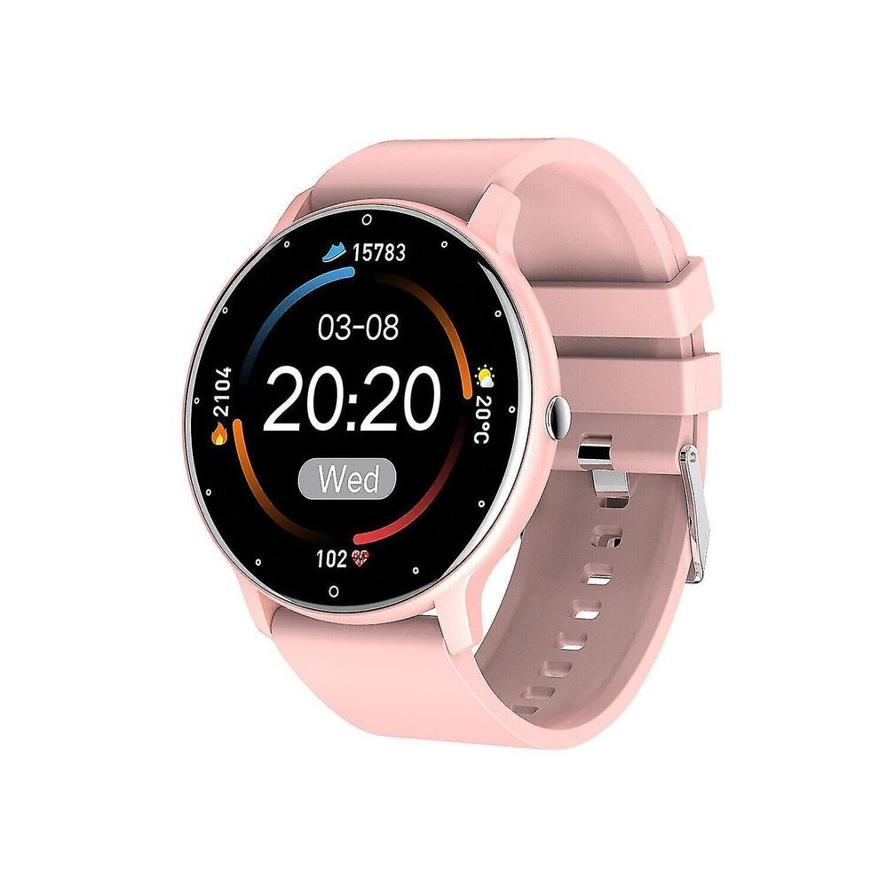 Ecg+Ppg Blood Glucose Smart Watch Men Blood Pressure Fitness Heart Rate Tracker Pink