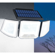 Solar Security Lights Outdoor Motion Sensor Light Solar Powered Waterproof White Light 1PCS