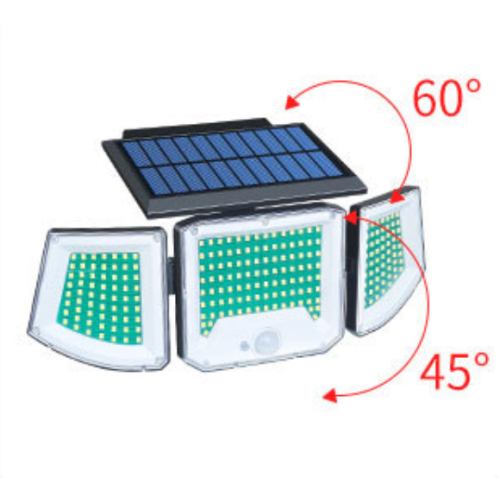 Solar Security Lights Outdoor Motion Sensor Light Solar Powered Waterproof  White Light 1PCS 2