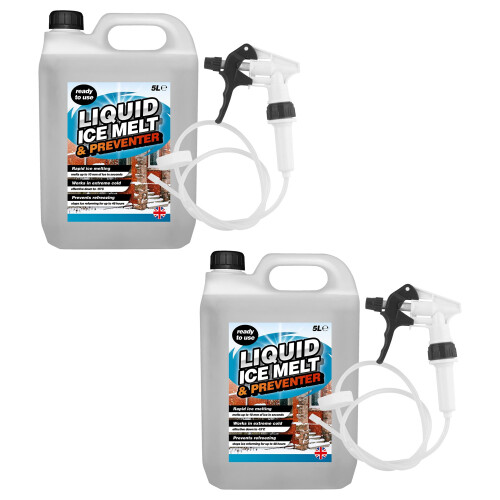 1 x 5L Rapid Liquid Ice Melt & Preventer with Long Hose Trigger 2