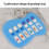 Bright Task Completion Board 6PCS Interactive Visual-tangerine 3